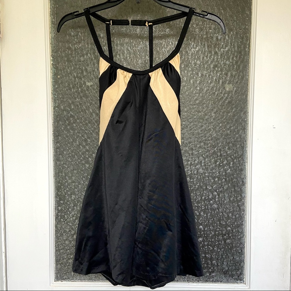 Robby Len 60s one piece swimsuit with skirt